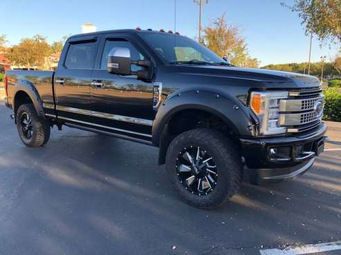 2018 Ford F350 Platinum Crew Cab 4X4 - cars & trucks - by owner -... for sale in Gilbert, AZ
