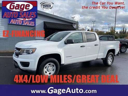 2017 Chevrolet Colorado 4x4 4WD Chevy Work Truck Work Truck Crew Cab... for sale in Milwaukie, OR