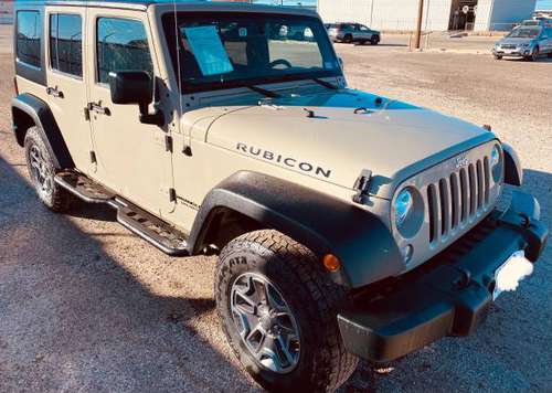 2017 JEEP WRANGLER UNLIMITED RUBICON 4WD - cars & trucks - by dealer... for sale in Amarillo, TX