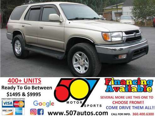 2001 Toyota 4Runner 4dr SR5 3.4L Auto 4WD (Natl) - cars & trucks -... for sale in Roy, WA