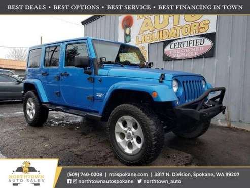 2014 Jeep Wrangler Unlimited Sahara - cars & trucks - by dealer -... for sale in Spokane, MT
