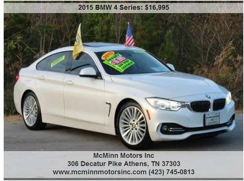 2015 BMW 428i Gran Coupe - Regular Service Records! Leather!... for sale in Athens, TN