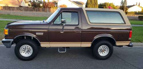 1991 Ford Bronco Eddie Bauer 4x4 5.8 liter all stock - cars & trucks... for sale in Milpitas, CA
