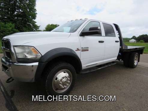 2014 DODGE RAM 4500 CREW CAB CHASSIE DRW 6.7L CUMMINS AISIN 4WD PTO for sale in Neenah, WI