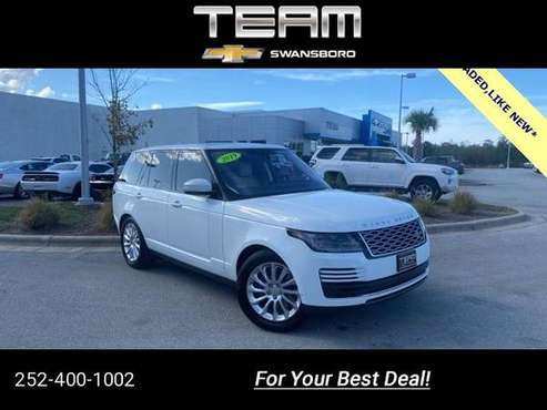 2019 Land Rover Range Rover 3.0L V6 Supercharged HSE suv White -... for sale in Swansboro, NC