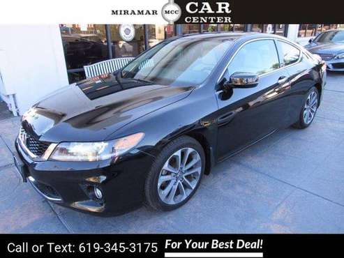 2015 Honda Accord Coupe EX-L coupe Crystal Black Pearl - cars & for sale in San Diego, CA