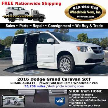 2016 Dodge Grand Caravan SXT Wheelchair Van BraunAbility - Power Fo... for sale in LAGUNA HILLS, NV