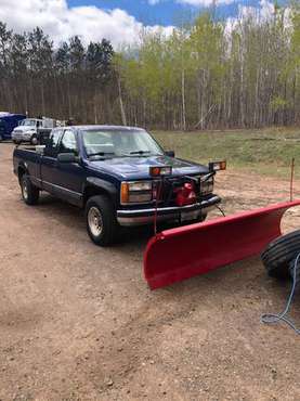 GMC 3500 w/snow plow for sale in Spooner, WI