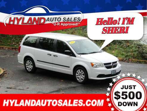 2013 DODGE CARAVAN SE 4D*3RD ROW SEATING AND ONLY$500 DOWN@HYLAND AUTO for sale in Springfield, OR