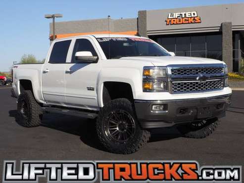 2015 Chevrolet Chevy Silverado 1500 4WD CREW CAB 143.5 - Lifted... for sale in Glendale, AZ