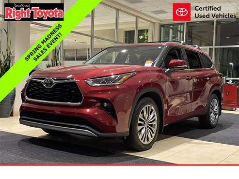 Used 2021 Toyota Highlander Platinum/6, 799 below Retail! - cars & for sale in Scottsdale, AZ