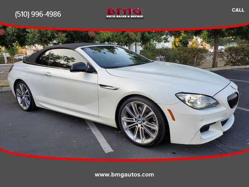 2014 BMW 6 Series 650i Frozen Brilliant White Edition Convertible 2D... for sale in Fremont, CA