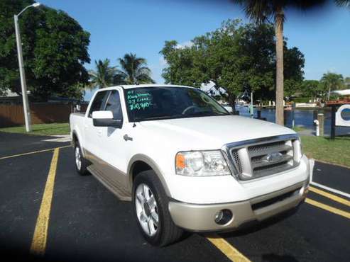 2007 *Ford* *F-150* *KING RANCH* Oxford White for sale in Wilton Manors, FL