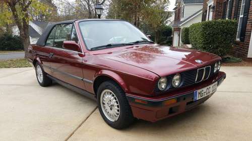 1992 BMW E30 318I CONVERTIBLE HARDTOP - cars & trucks - by owner -... for sale in Huntersville, NC