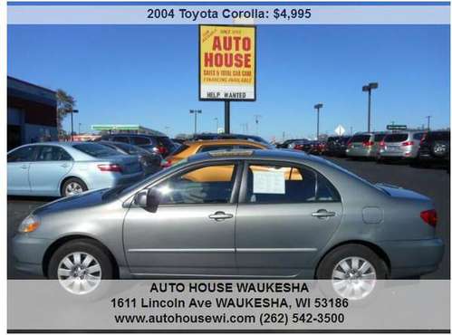 2004 Toyota Corolla LE Nice Miles Sharp - cars & trucks - by dealer... for sale in Waukesha, WI