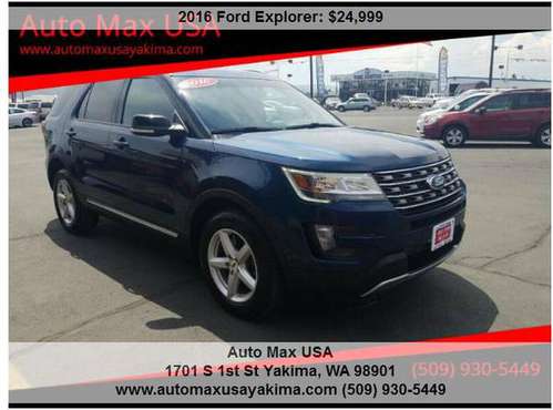 2016 Ford Explorer XLT AWD!!!!!!!!!!! for sale in INTERNET PRICED CALL OR TEXT JIMMY 509-9, WA