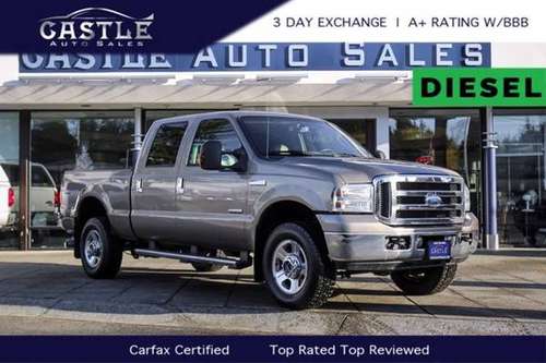 2005 Ford F-350 LOW MILES F350 Diesel 4x4 4WD Lariat Truck - cars &... for sale in Lynnwood, WA