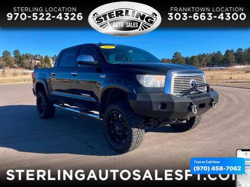 2012 Toyota Tundra 4WD Truck CrewMax 5.7L FFV V8 6-Spd AT LTD (Natl)... for sale in Sterling, CO