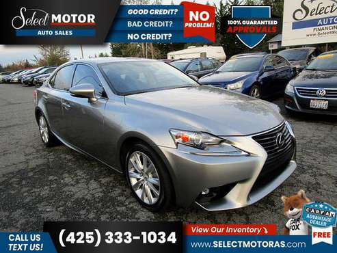2016 Lexus IS 300 Base AWDSedan FOR ONLY 526/mo! for sale in Lynnwood, WA