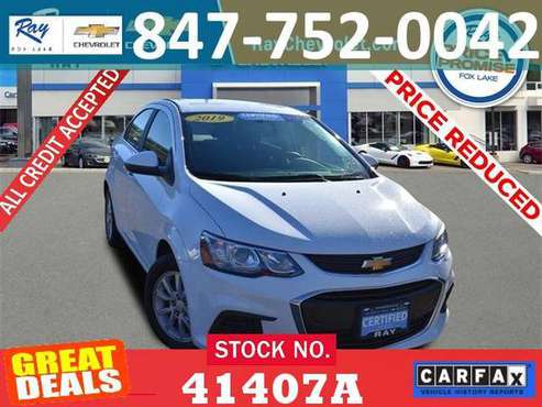 ✔️2019 Chevrolet Sonic LT FWD Certified Bad Credit Ok EMPLOYEE... for sale in Fox_Lake, IL