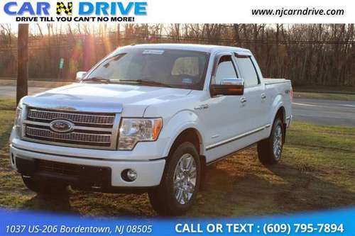 2012 Ford F-150 F150 F 150 Platinum SuperCrew 5.5-ft. Bed 4WD - cars... for sale in Bordentown, PA