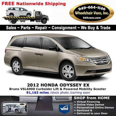 2012 Honda Odyssey EX Mobility Package Conversion - cars & trucks -... for sale in LAGUNA HILLS, UT