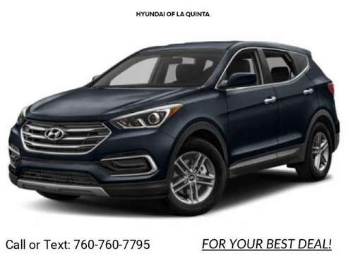2018 Hyundai Santa Fe Sport 2 4L suv Blue - - by for sale in La Quinta, CA