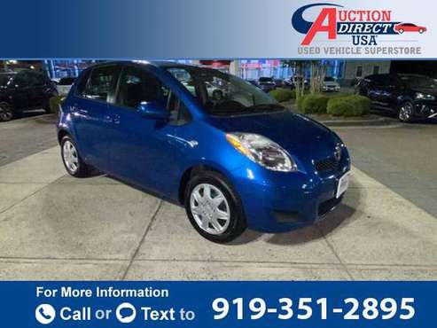 2010 Toyota Yaris Base hatchback Blue - - by dealer for sale in Raleigh, NC