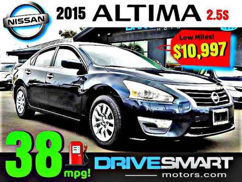 "38 MPG" 😍 LOW MILE 2015 NISSAN ALTIMA 2.5s #1 STORE FOR BAD CREDIT!... for sale in Orange, CA