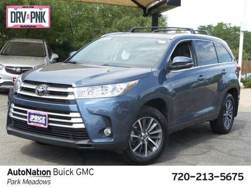 2018 Toyota Highlander XLE AWD All Wheel Drive SKU:JS862266 for sale in Lonetree, CO