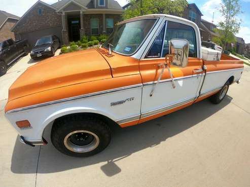 1972 Chevy c10 - cars & trucks - by owner - vehicle automotive sale for sale in Argyle, TX