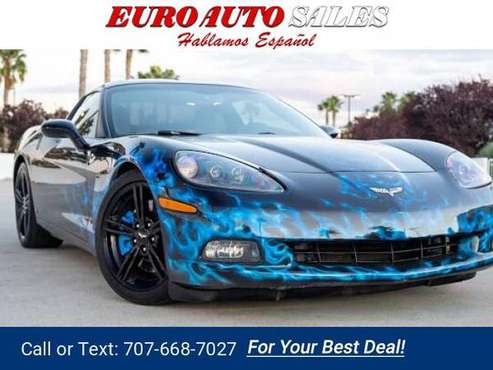 2007 Chevy Chevrolet Corvette Base 2dr Coupe coupe Black - cars &... for sale in Santa Clara, CA