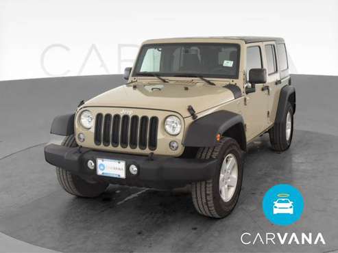 2017 Jeep Wrangler Unlimited Sport S Sport Utility 4D suv Beige - -... for sale in Cleveland, OK