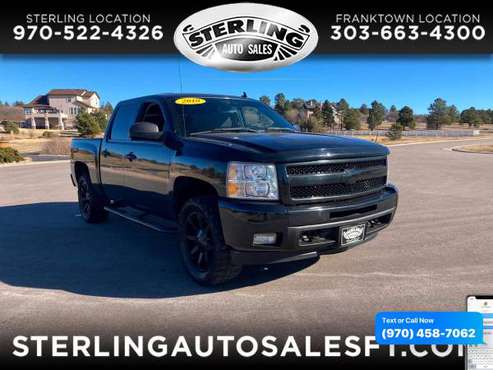 2010 Chevrolet Chevy Silverado 1500 4WD Crew Cab 143.5 LT -... for sale in Sterling, CO