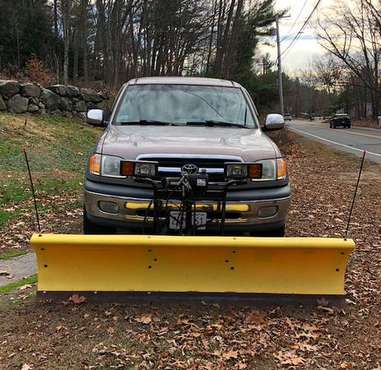 2001 Tundra with plow - cars & trucks - by owner - vehicle... for sale in Northbridge, MA