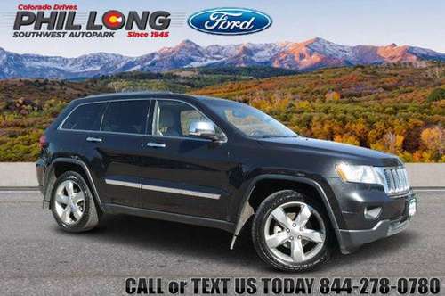 2012 Jeep Grand Cherokee Overland Financing for All credit situations! for sale in Denver , CO