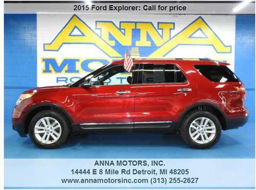 2015 FORD EXPLORER XLT AWD,WE FINANCE YOU W/$799*DOWN TODAY-STOP BY for sale in Detroit, MI