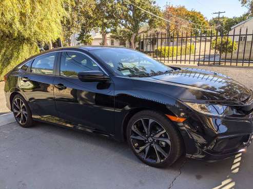 2020 Honda Civic Sport - Clean Title - 8,500 Miles - Black - cars &... for sale in Los Angeles, CA