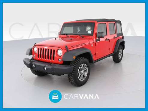 2017 Jeep Wrangler Unlimited Rubicon Sport Utility 4D suv Red for sale in Denison, TX