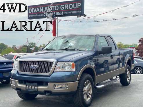 2005 FORD F150 LARIAT SUPER CAB 4WD 5 4L/V8 LOADED - cars & for sale in Feasterville, PA