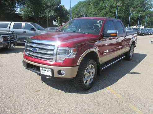 2013 Ford F150 Super Crew Lariat 4x4 Pickup w/6.5' Box for sale in Sioux City, IA