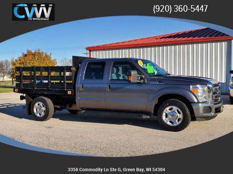 2013 Ford F-250 Crew Cab XLT Flat Bed - cars & trucks - by dealer -... for sale in Green Bay, WI