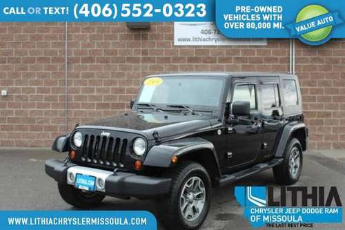 2009 Jeep Wrangler Unlimited SUV Wrangler Unlimited Jeep for sale in Missoula, MT