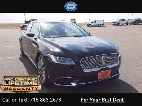 2017 Lincoln Continental Reserve sedan Black - - by for sale in Thorp, WI
