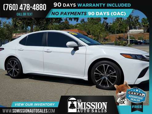 2018 Toyota Camry L FOR ONLY $304/mo! - cars & trucks - by dealer -... for sale in Vista, CA