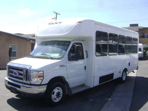 2013 Ford E450 17-Passenger Wheel Chair Ramp Bus Cargo RV Camper Van for sale in Corona, CA