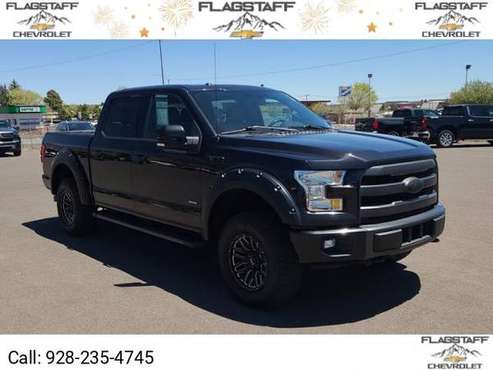 2015 Ford F150 Lariat pickup Black - - by dealer for sale in Flagstaff, AZ