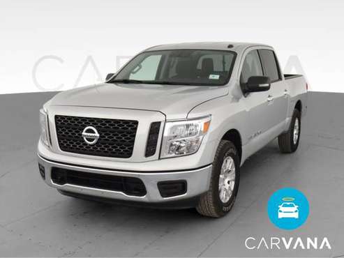 2019 Nissan Titan Crew Cab SV Pickup 4D 5 1/2 ft pickup Silver - -... for sale in Brooklyn, NY