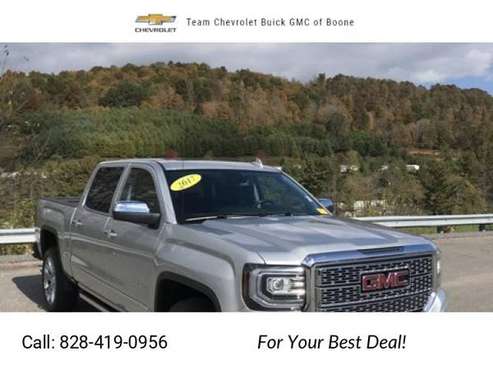 2017 GMC Sierra 1500 Denali pickup Silver - cars & trucks - by... for sale in Boone, NC