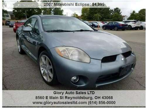 2007 MITSUBISHI ECLIPSE GT 98,000 MILES SUNROOF LEATHER $4995 CASH -... for sale in REYNOLDSBURG, OH